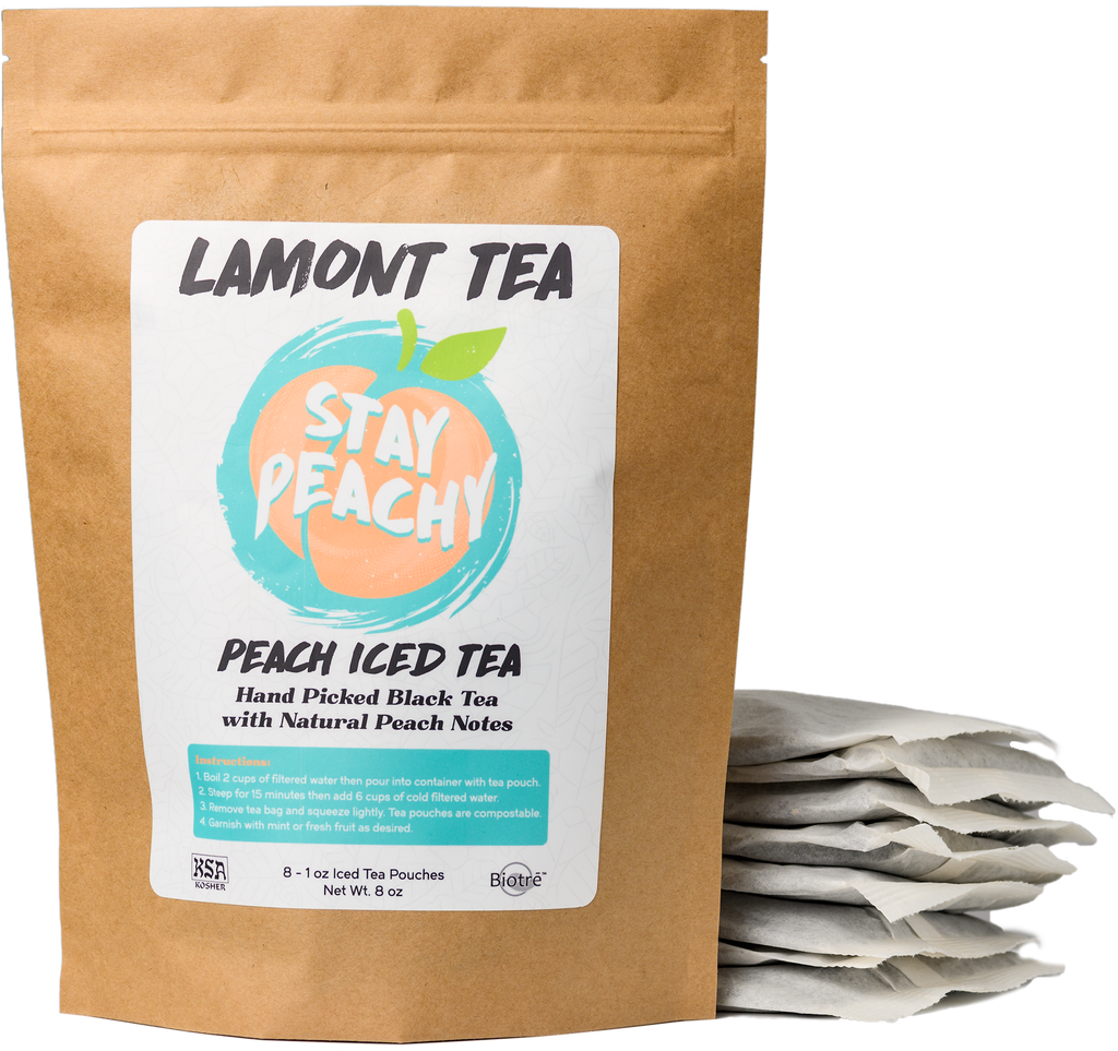 Lamont Peach Iced Tea - 8oz. – Lamont Coffee | Turk's Head Coffee