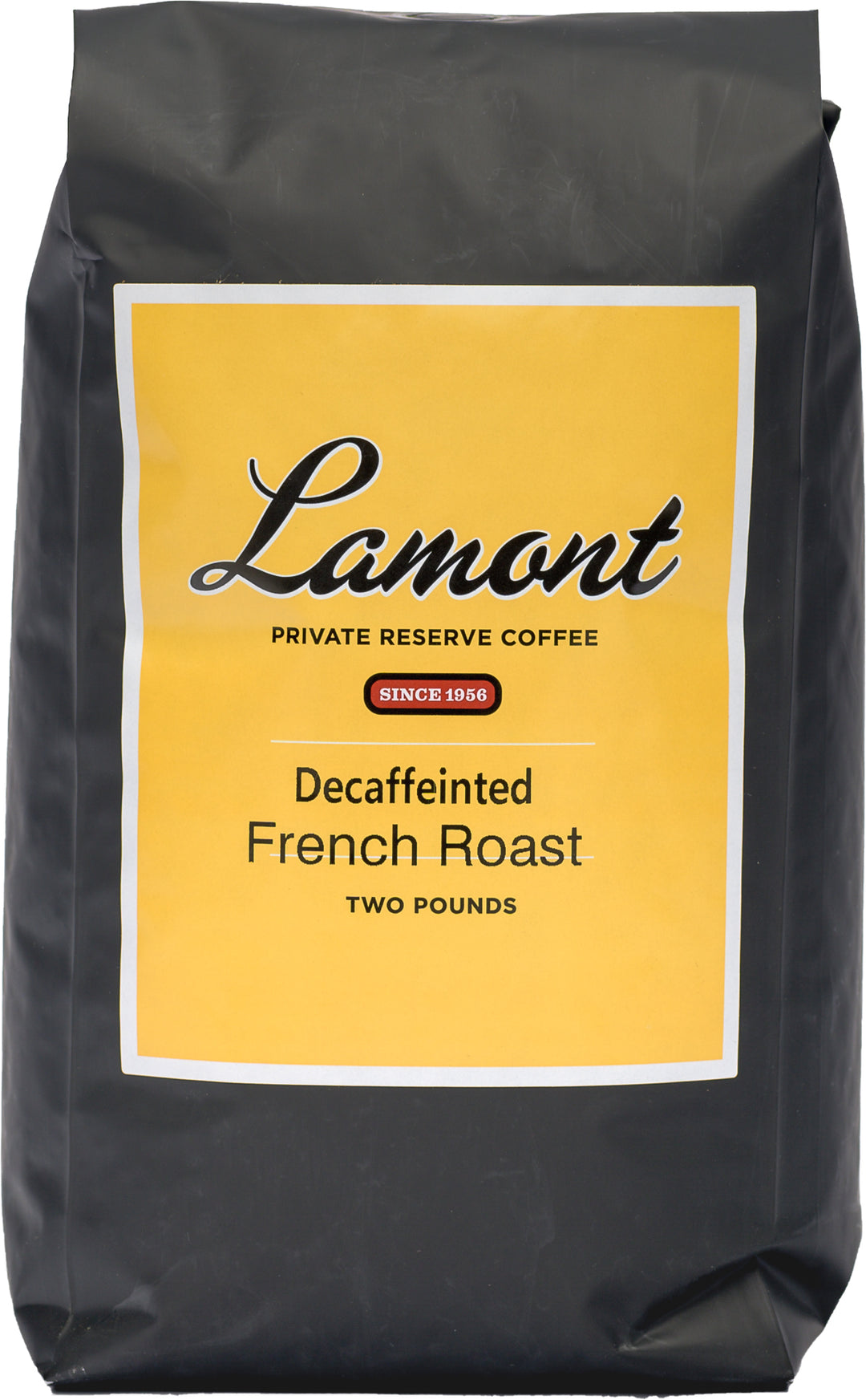 Decaffeinated French Roast 2 lb. (32 oz.) Lamont Coffee Turk
