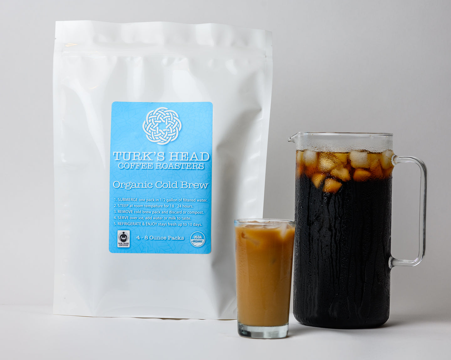 ORGANIC Cold Brew Coffee Pitcher Pack